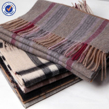 2015 pure wool scarf for women plaid scarf 100% wool scarf SWW847 handmade wool scarf wholesale